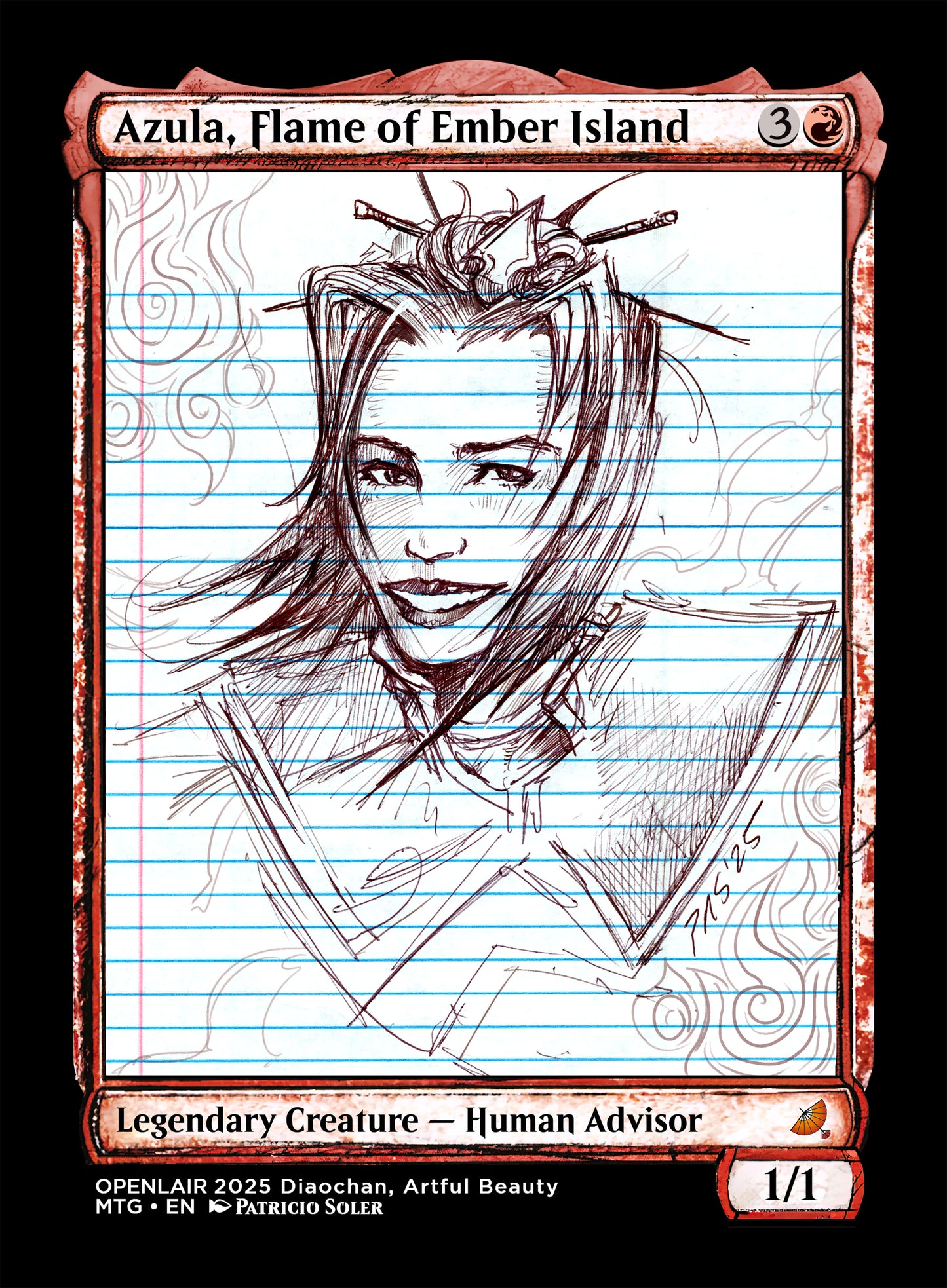 Azula, Flame of the Ember Island- Patricio Soler