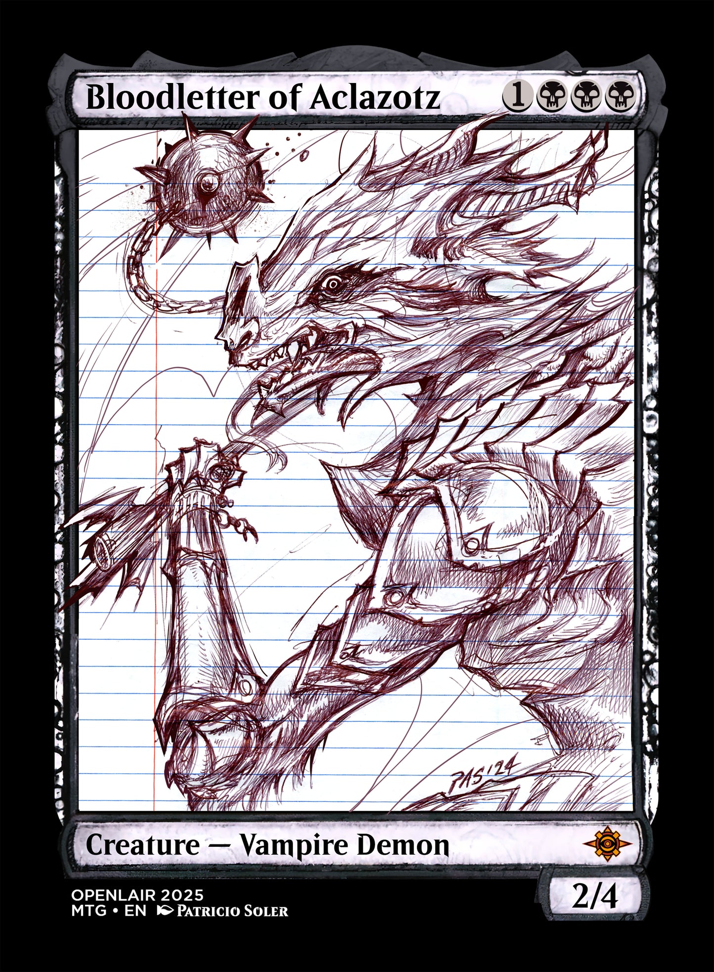 Bloodletter of Aclazotz - Patricio Soler