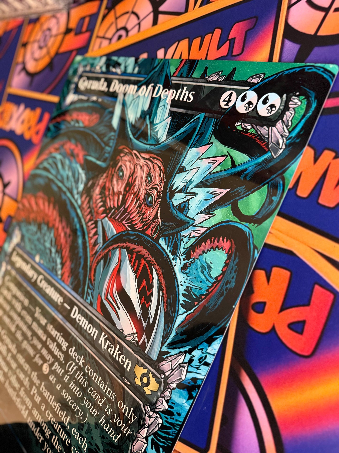 Custom Metal Card Poster