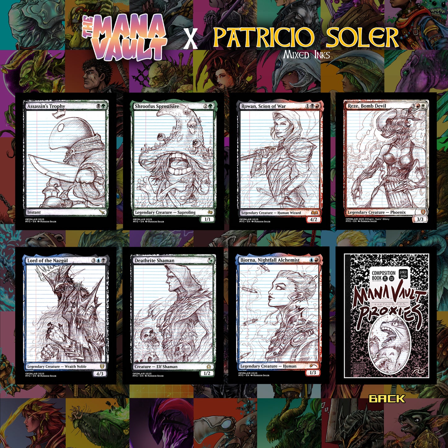 The Mana Vault : Patricio Soler - Mixed Inks