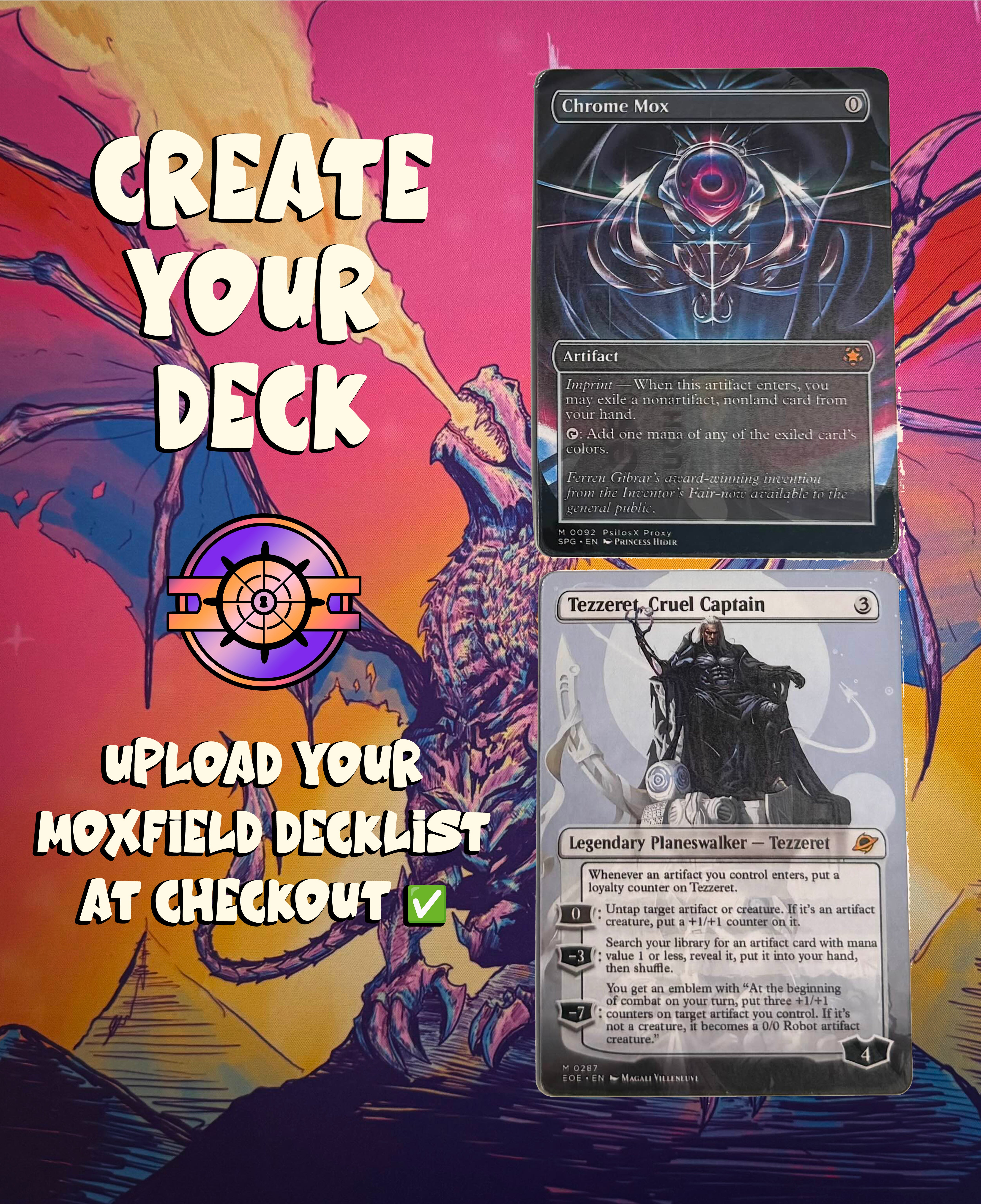 Proxy Commander Deck – Mana Vault Proxies