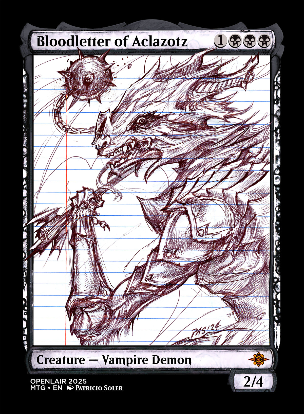 Bloodletter of Aclazotz - Patricio Soler