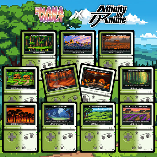 The Mana Vault : Green-White Pixel Lands