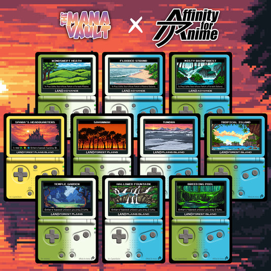 The Mana Vault : Green-White-Blue Pixel Lands