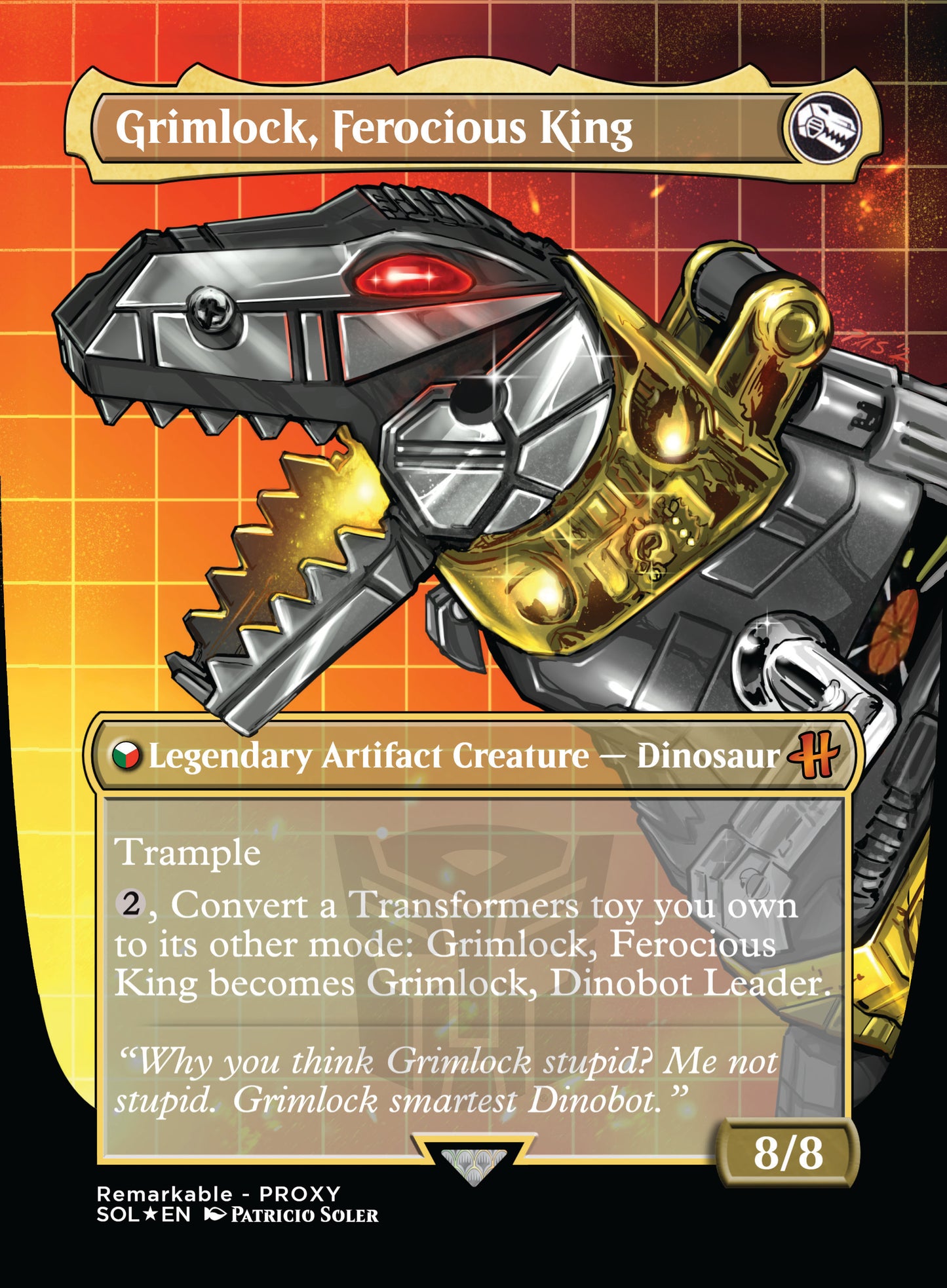 Grimlock, Dinobot Leader - Patricio Soler