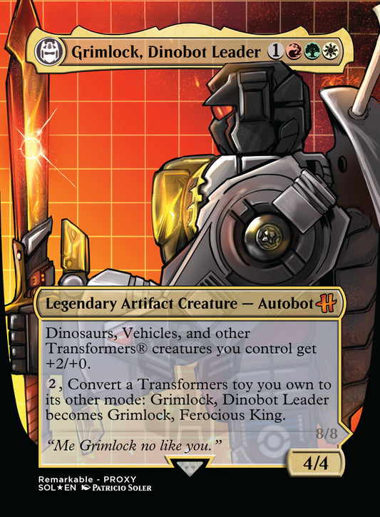Grimlock, Dinobot Leader - Patricio Soler