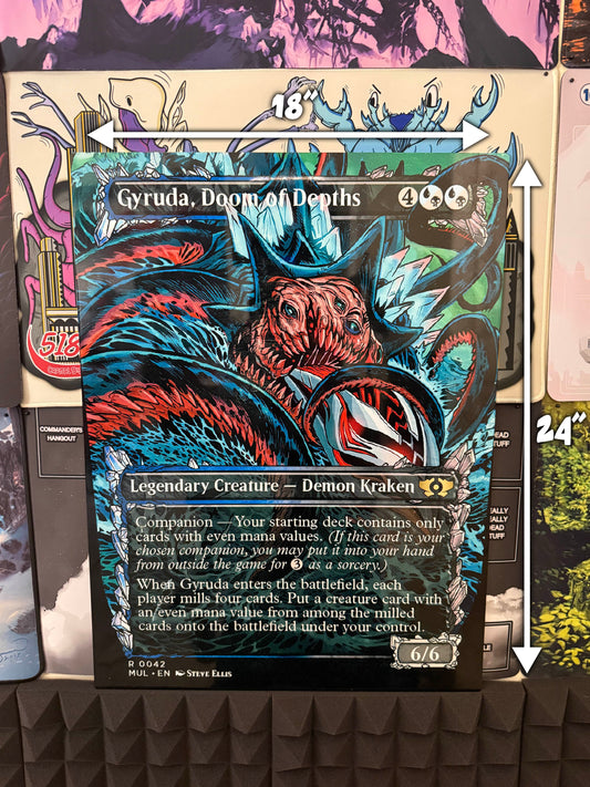 Custom Metal Card Poster