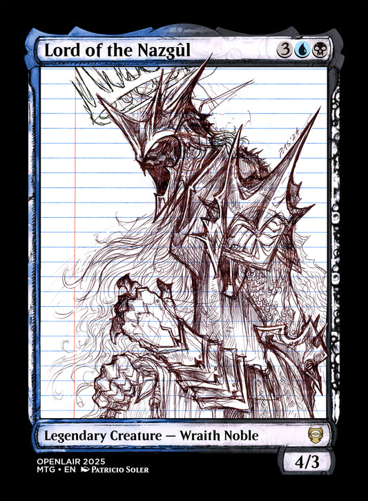 Lord of the Nazgul Sketch - Patricio Soler