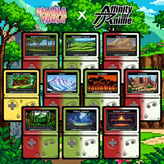 The Mana Vault : Red-Green-White Pixel Lands