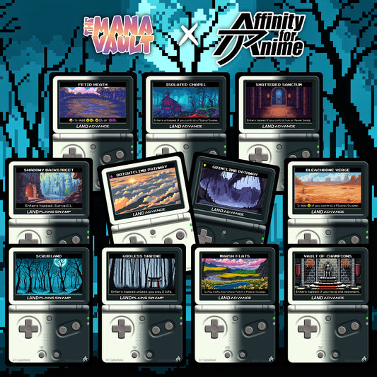 The Mana Vault : White-Black Pixel Lands